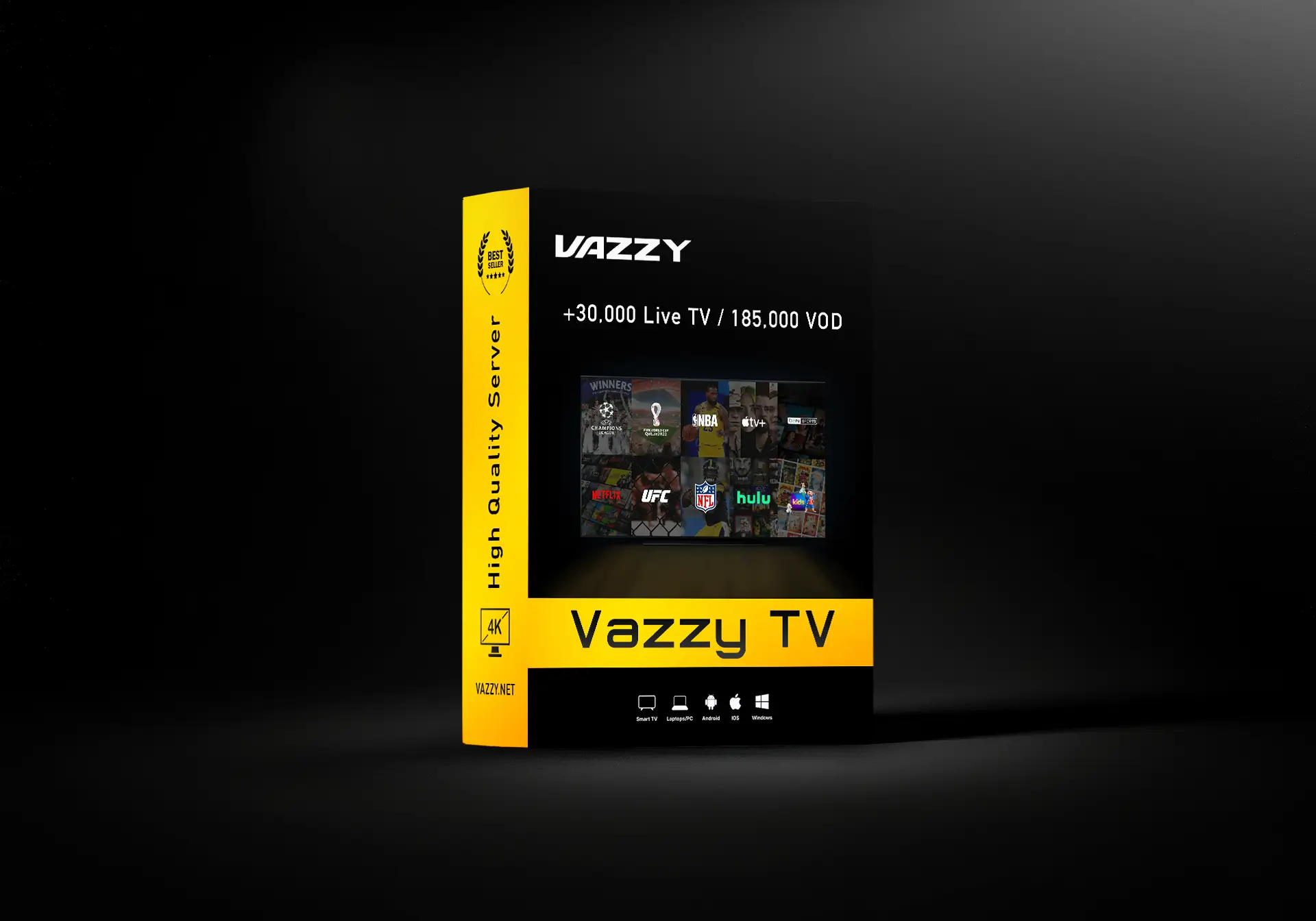 Vazzy IPTV Europe – EURO IPTV Subscription Provider with 34000+ live channels and 185000+ VOD across the Europe IPTV Channel List.